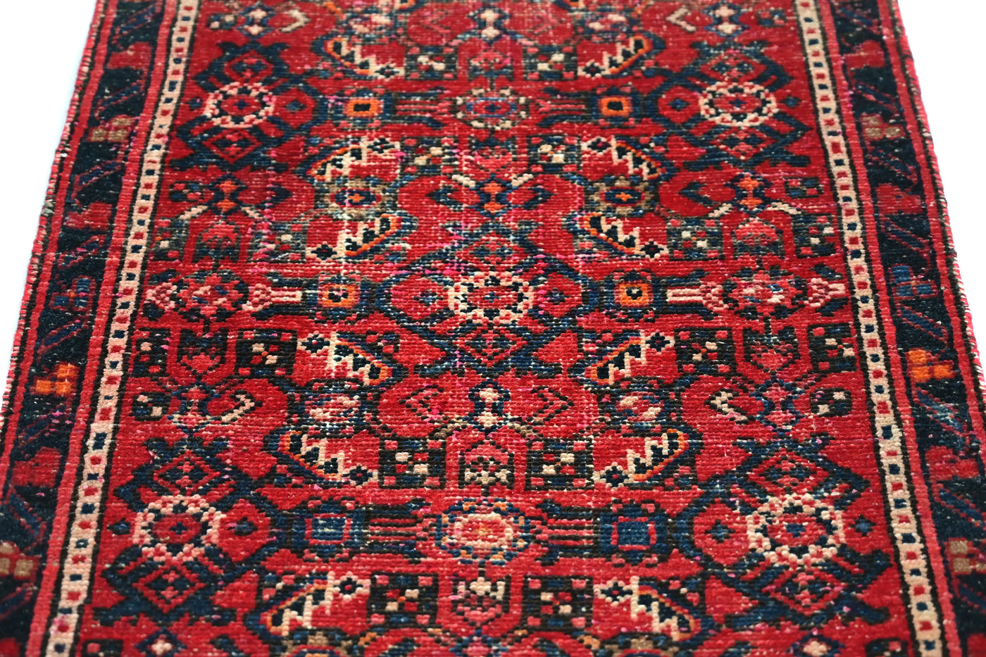 Vintage Hamadan Runner – Garnet Passage