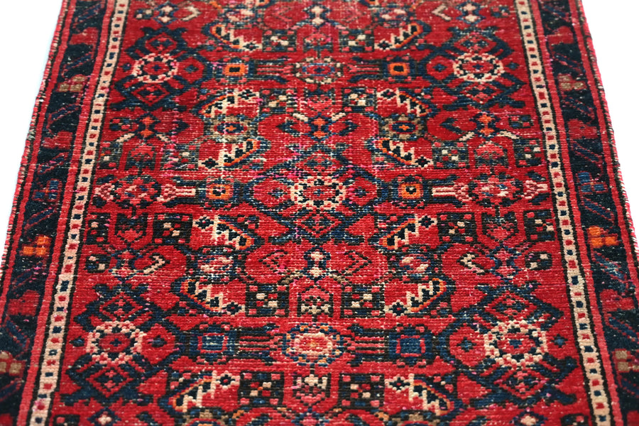 Vintage Hamadan Runner – Garnet Passage