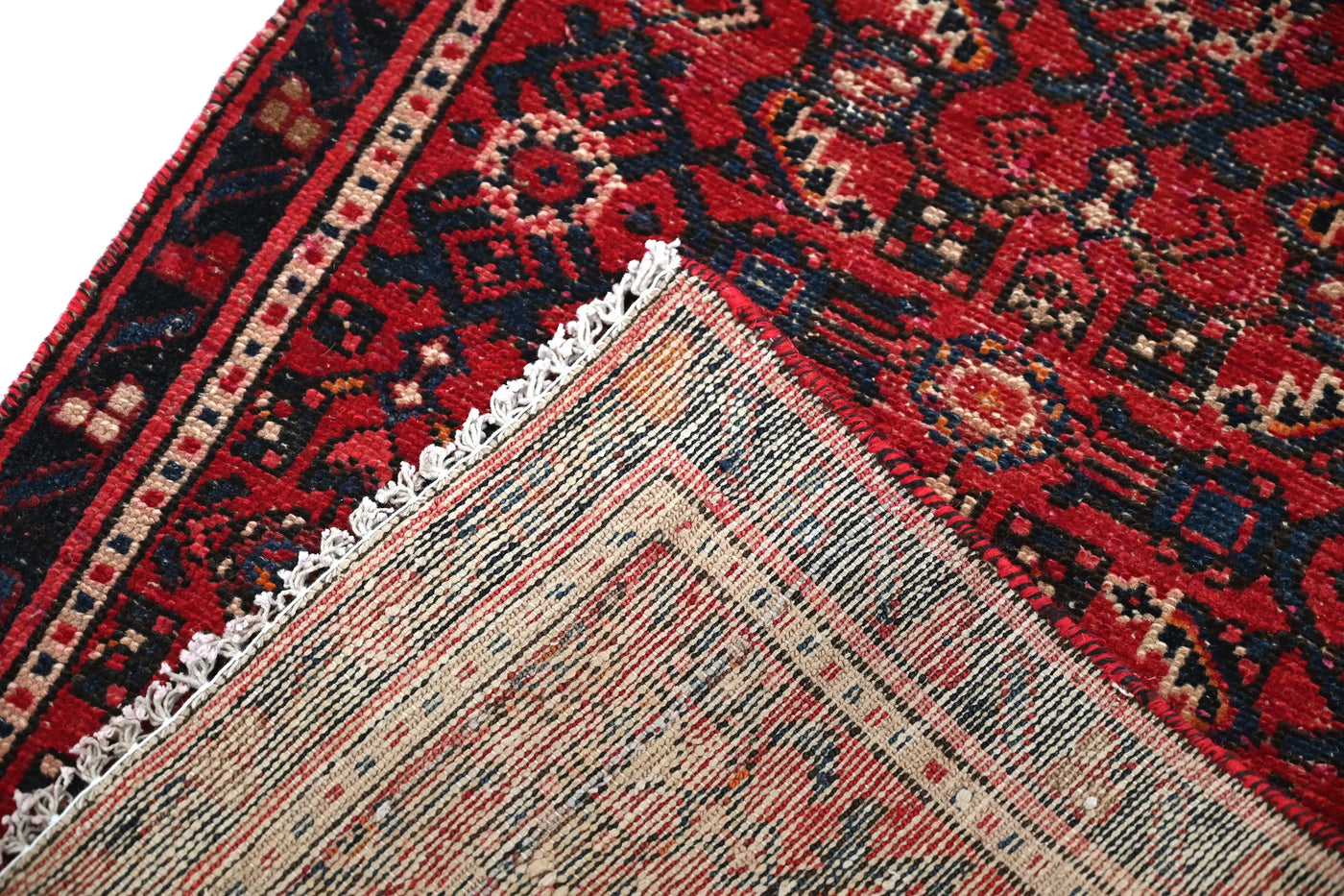 Vintage Hamadan Runner – Garnet Passage