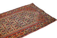 Vintage Hamadan Rug – Amber Lattice