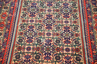 Vintage Hamadan Rug – Amber Lattice