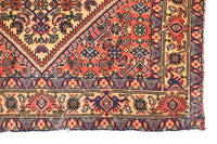 Vintage Hamadan Rug – Amber Lattice