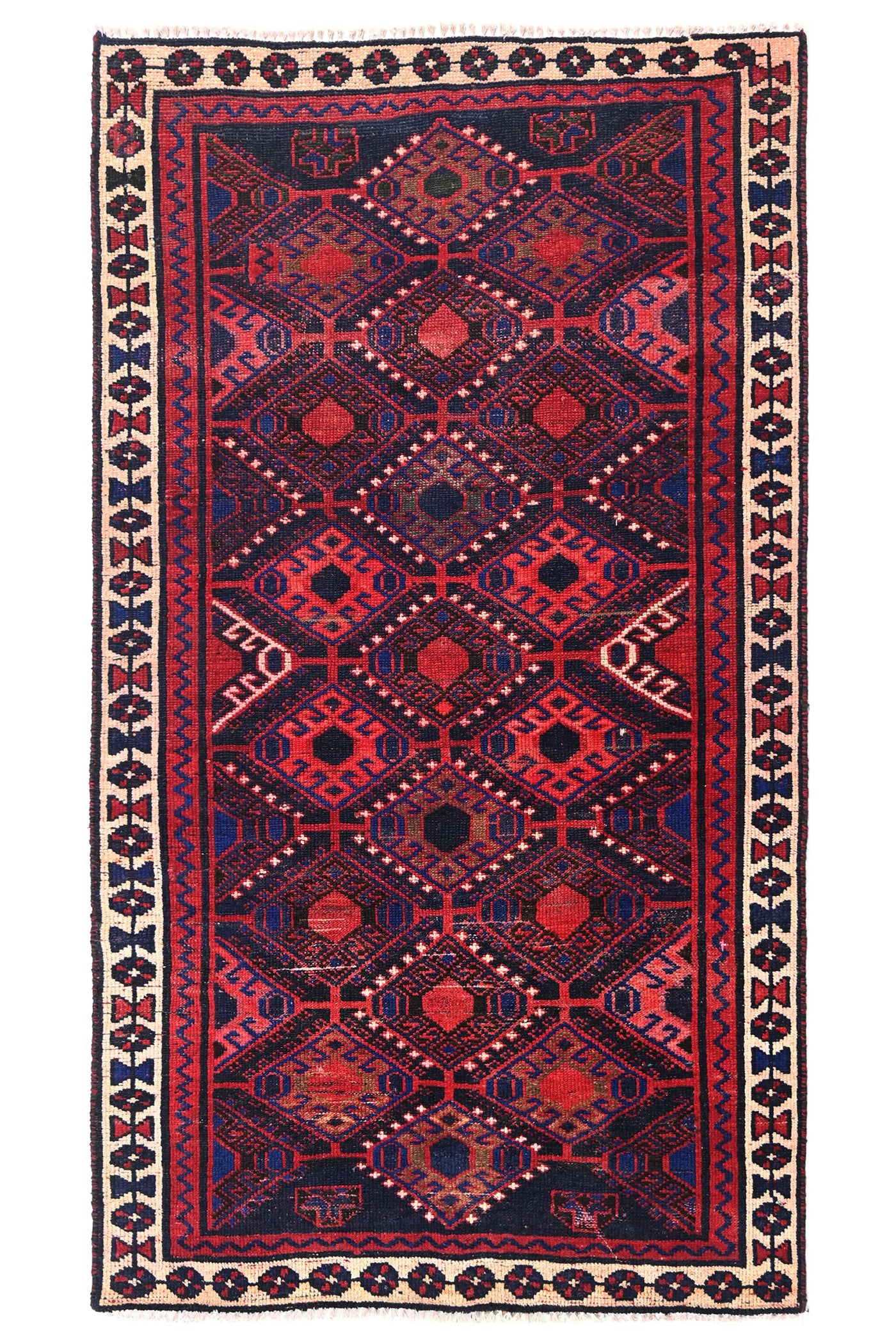 Vintage Shiraz Rug – Ruby Diamond