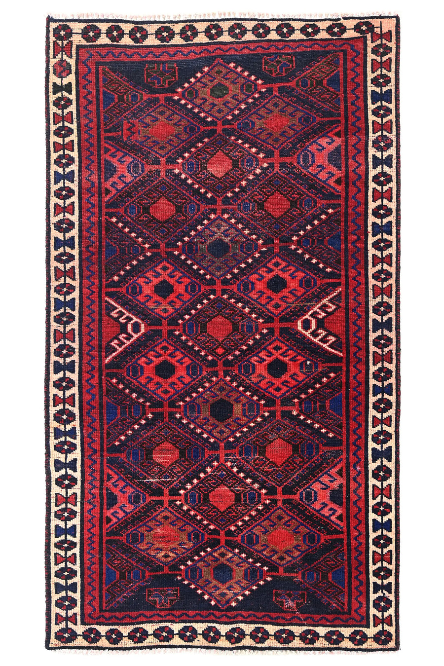 Vintage Shiraz Rug – Ruby Diamond
