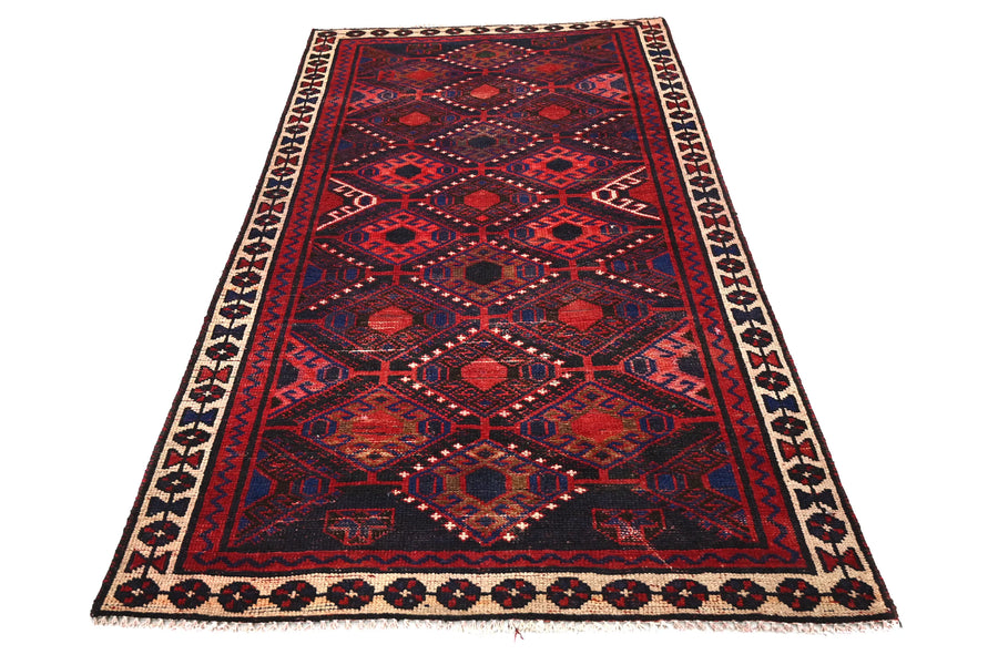 Vintage Shiraz Rug – Ruby Diamond