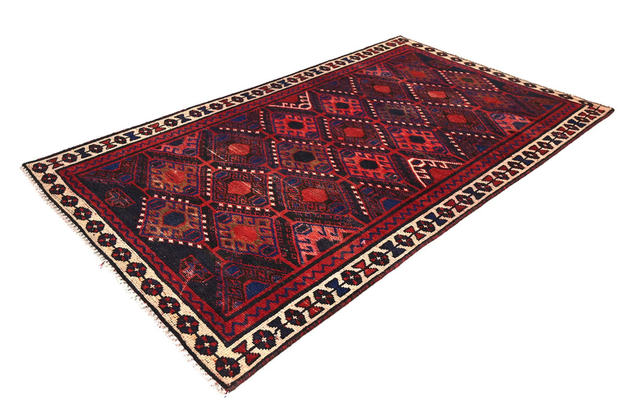 Vintage Shiraz Rug – Ruby Diamond