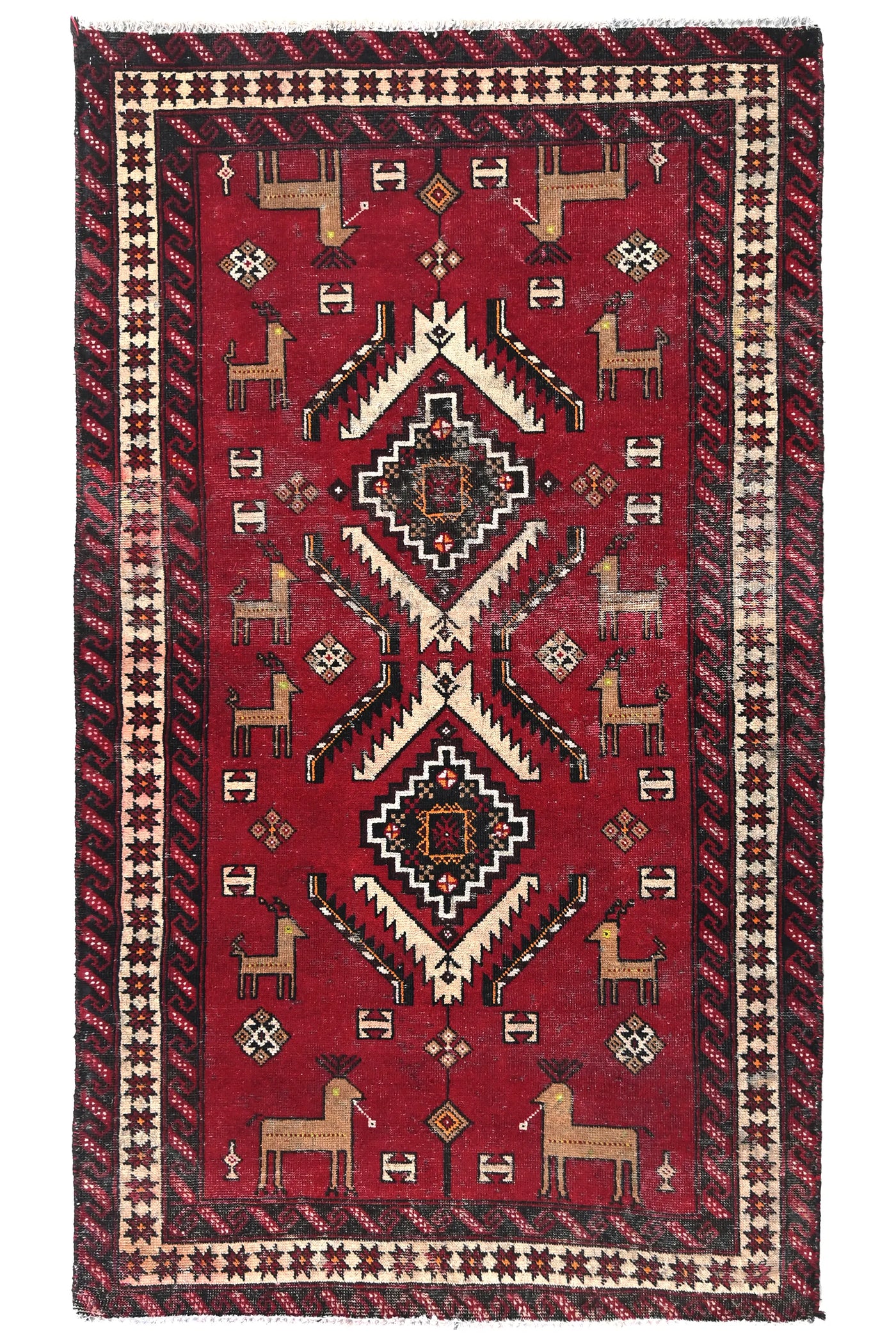Vintage Shiraz Rug – Tribal Menagerie