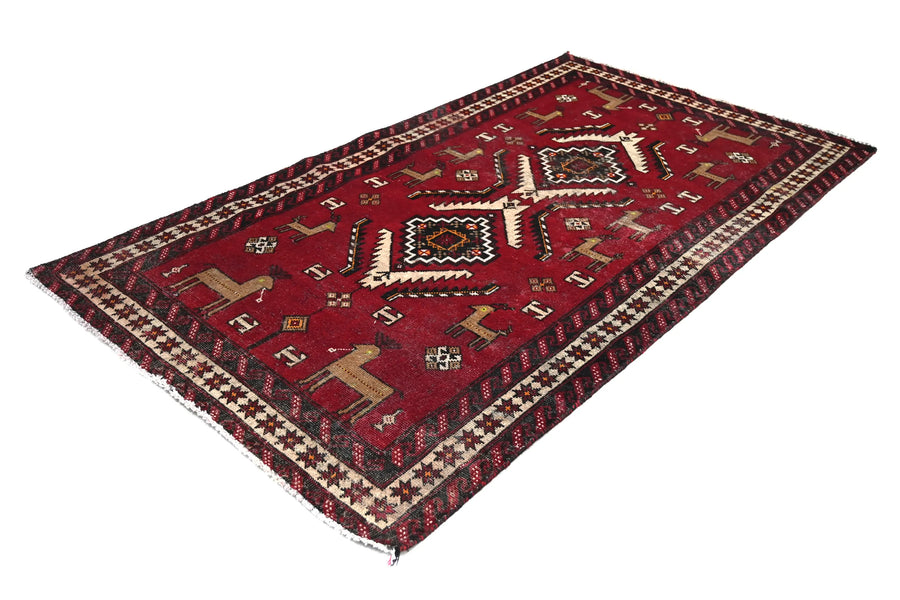 Vintage Shiraz Rug – Tribal Menagerie