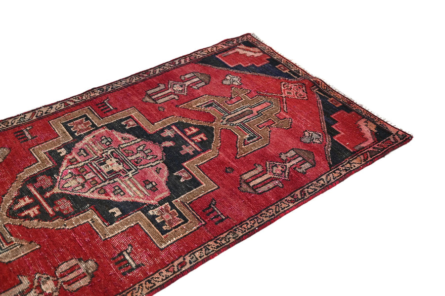 Vintage Hamadan Rug – Scarlet Bastion