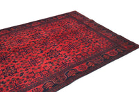 Khal Mohammadi Afghan Rug – Scarlet Lattice