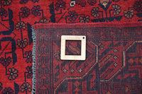 Khal Mohammadi Afghan Rug – Garnet Symmetry