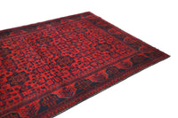 Khal Mohammadi Afghan Rug – Burgundy Heritage