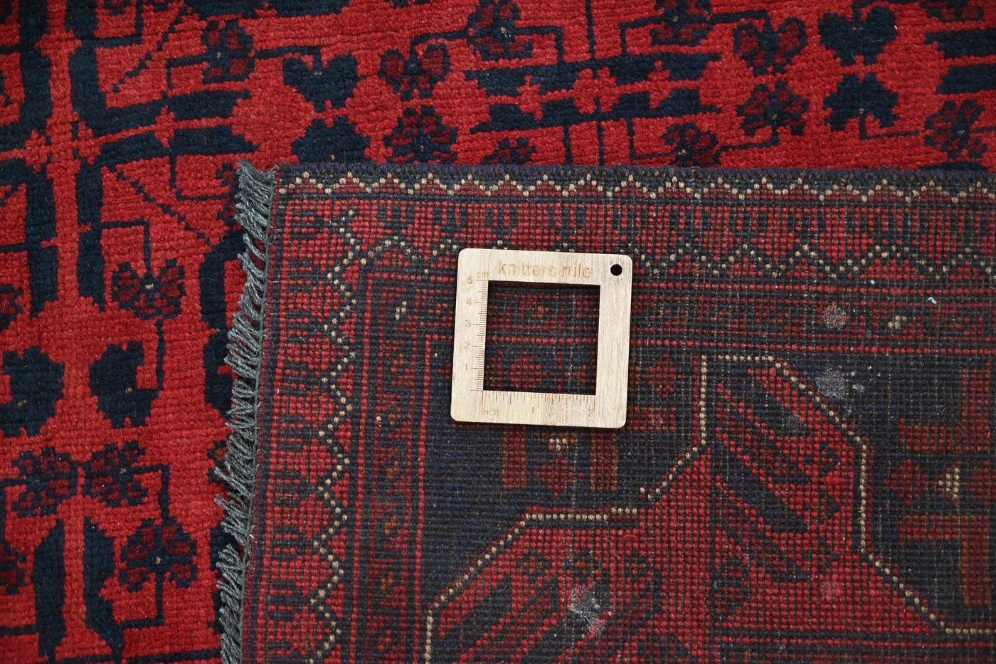 Khal Mohammadi Afghan Rug – Burgundy Heritage