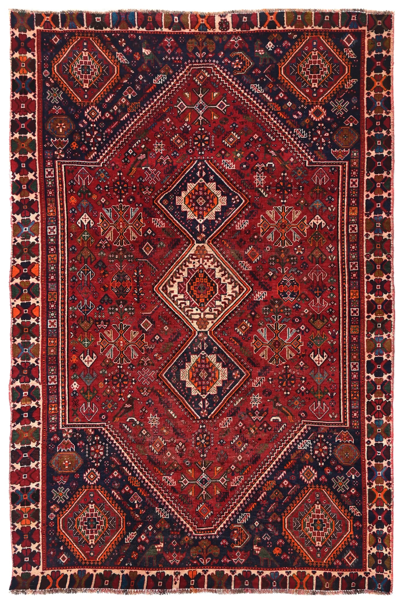 Vintage Shiraz Rug – Terracotta Nomad