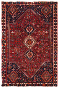 Vintage Shiraz Rug – Terracotta Nomad