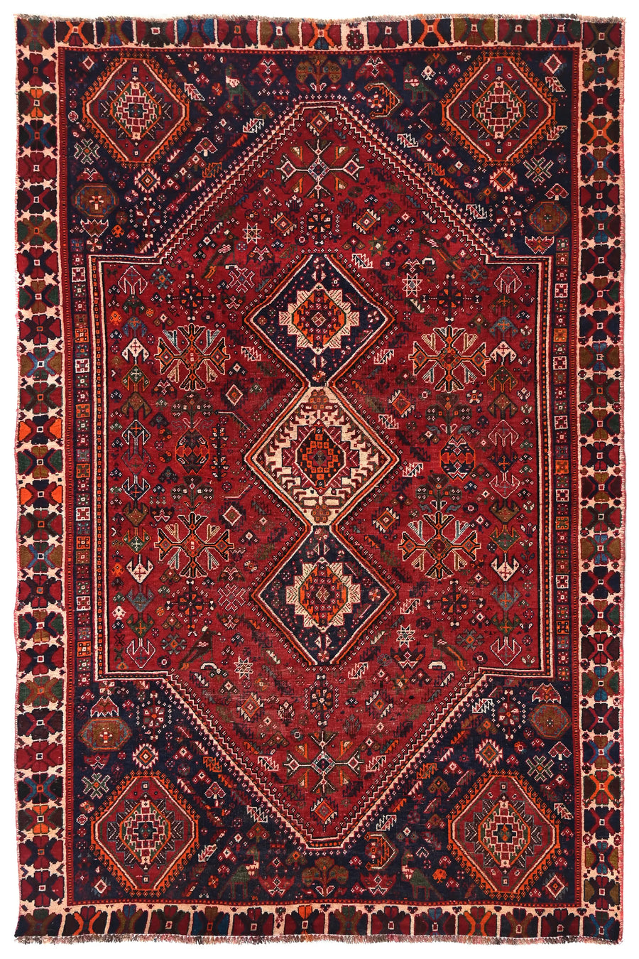 Vintage Shiraz Rug – Terracotta Nomad