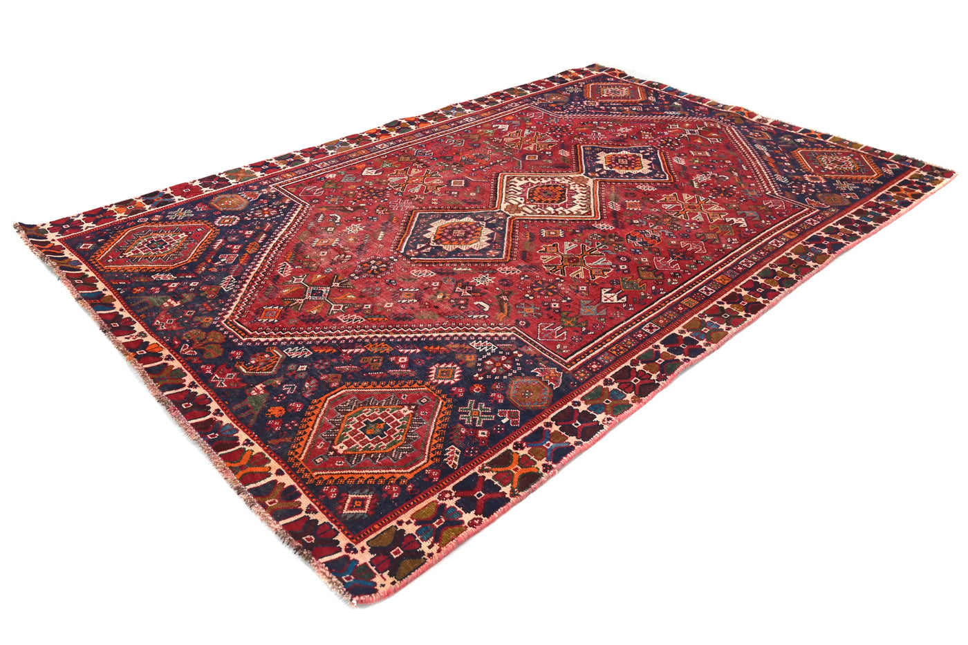 Vintage Shiraz Rug – Terracotta Nomad