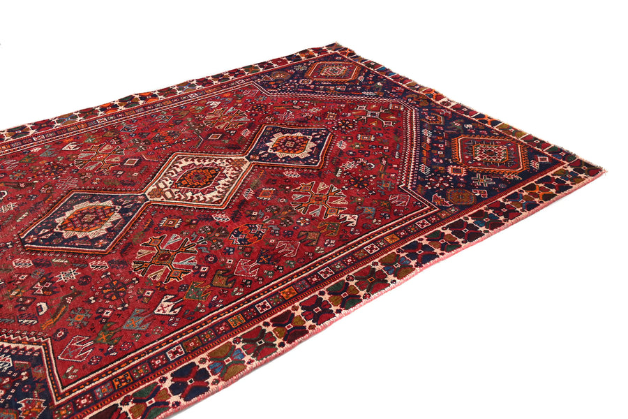 Vintage Shiraz Rug – Terracotta Nomad