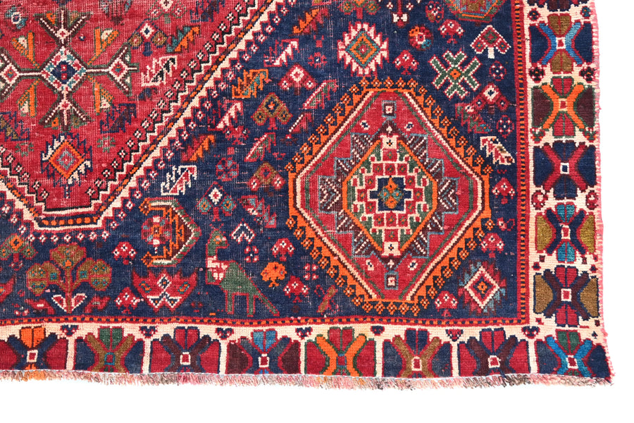 Vintage Shiraz Rug – Terracotta Nomad
