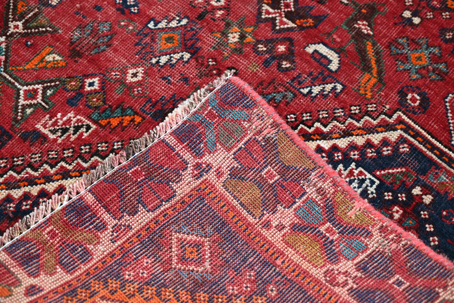 Vintage Shiraz Rug – Terracotta Nomad