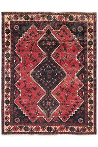 Vintage Shiraz Rug – Obsidian Diamond