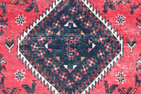 Vintage Shiraz Rug – Obsidian Diamond