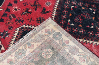 Vintage Shiraz Rug – Obsidian Diamond