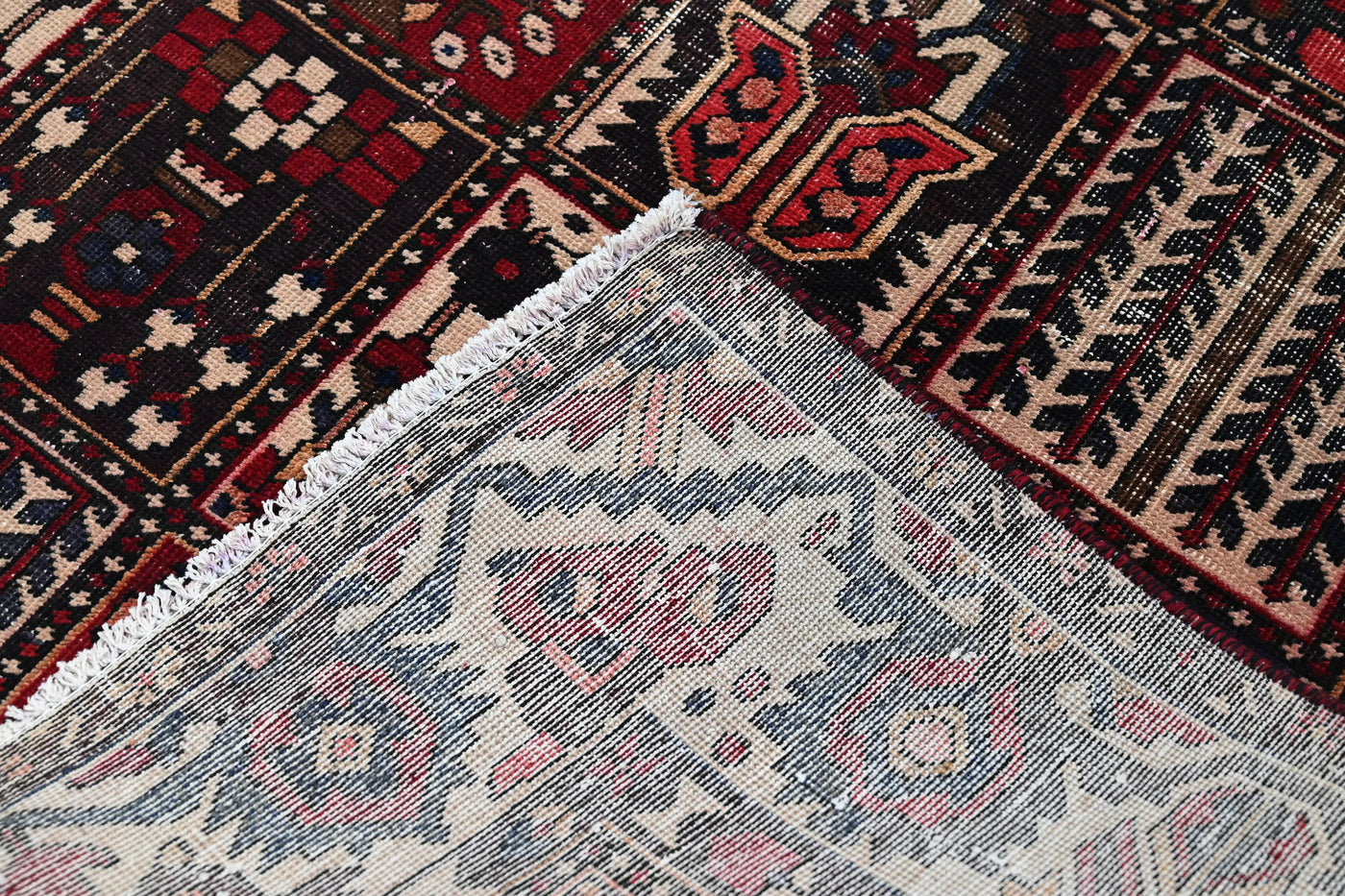 Vintage Bakhtiari Rug – Terracotta Garden