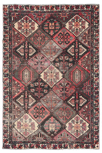 Vintage Bakhtiari Rug – Diamond Garden