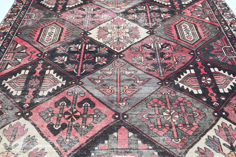 Vintage Bakhtiari Rug – Diamond Garden