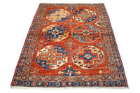 Super Kazak Afghan Rug – Copper Canyon