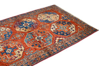 Super Kazak Afghan Rug – Copper Canyon