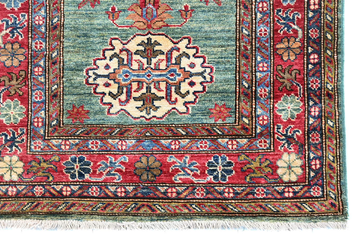 Super Kazak Afghan Runner – Sage Horizon
